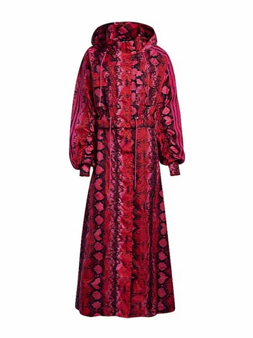 Adidas Ivy Park Red Snakeskin Print Jacket - Size XS